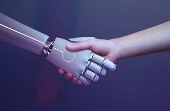 Robot handshake human